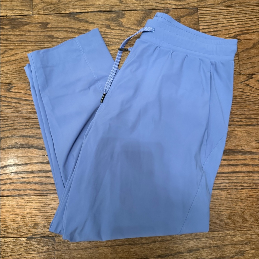 Sweaty Betty Blue Cropped Athletic Workout Pants Drawstring Women’s Size 10